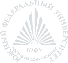 ЮФУ логотип белый